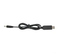 Convertidor de cable de alimentación USB de 5 V a 12 V para salida de 5 5 2 1 mm, conecta y alimenta tus dispositivos (12 V)