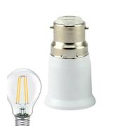 Convertidor De Casquillo De Lámpara E27 A B22, Casquillo Roscado De Bombilla E27 A B22, Adaptador De Portalámparas Con Rosca Para Bombillas Incandescentes, CFL Y LED
