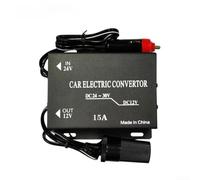 Convertidor de CC a CC de 24 V a 12 V con salida de alta eficiencia para uso en vehículos basados en 24 V que necesitan alimentación de 12 V para accesorios (15 A)