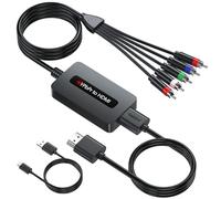 Convertidor de componente a HDMI 1080P, adaptador YPbPr a HDMI con conector YPbPr macho - para conectar DVD/STB con salida de componente hembra a televisores de alta definición