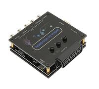 Convertidor de componentes RGBS VGA SCART a YPBPR, componente de diferencia de color, compatible con sonido izquierdo y derecho de entrada de canal SCART.