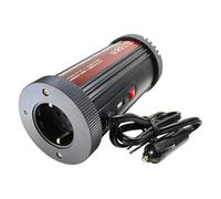 Convertidor de Corriente 12V DC a 230V AC, 150W, Ideal para Alimentar Dispositivos eléctricos en vehículos y Lugares sin Suministro eléctrico.