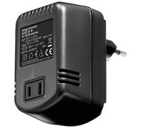 Nedis - Convertidor de corriente - Enchufe a tierra - Equipado con un fusible - Punta de cargador - Transformador - 230 V AC 50 Hz - 45 W - Convertidor - Negro