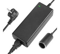 Convertidor de Corriente 220V a 12V, Adaptador CA a CC con Enchufe Encendedor de Coche, Transformador 12V 10A para Compresores de Aire, Infladores, Aspiradoras, Accesorios de Auto - 120W
