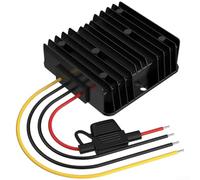 Convertidor de corriente continua de 12 V a 24 V, salida de 12 A, IP68, a prueba de polvo, impermeable, módulo de alimentación con fusible y múltiples mecanismos de protección eléctrica (12 V a 24 V