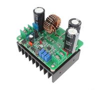 Convertidor de corriente continua de 8-60 V a 12-130 V, 900 W 15 A, regulador de voltaje step-up con disipador de calor, ajustable para solar y coche