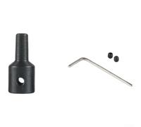 Convertidor de eje de motor JT0 Collet Chuck Adaptador 0.3-4mm Pequeño portabrocas para DIY Acero al carbono (JT0-5)