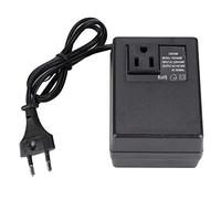 Convertidor de enchufe de la UE, adaptador de enchufe de viaje, convertidor de voltaje de transformador de potencia negro de 300 W AC 220 V a 110 V adaptador de enchufe de la UE(UE)