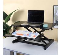 Convertidor de Escritorio de pie con Bandeja para Teclado, Elevador de Altura Ajustable para computadora portátil y Monitor Individual, Espacio de Trabajo para Oficina en casa (37.4 * 15.7in)