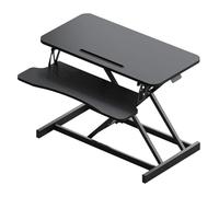 Convertidor de Escritorio, Escritorio de pie Ajustable en Altura for Oficina y hogar, Color Negro, 73 x 46 cm