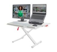 Convertidor De Escritorio Leitz Ergo Cosy Con Bandeja Deslizante Gris