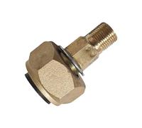 Convertidor de estufa de campamento de cobre para exteriores, adaptador de tanque con práctico cabezal de conversión de horno que puede soportar