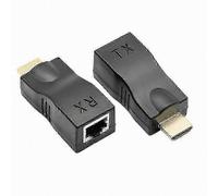 Convertidor de Ethernet a HDMI, adaptador compatible con 4K Full HD para cables CAT5e y CAT6, no requiere alimentación externa.