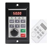 Convertidor de Frecuencia 220V Variador de Frecuencia Entrada monofásica Salida trifásica Control Vectorial Controlador de velocidad del motor, Admite Rotación Hacia Adelante/atrás(220V0.75KW)