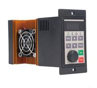 Convertidor de frecuencia compacto 0,75 kW para motor trifásico, entrada monofásica de 220 V a salida trifásica de 220 V, comunicación RS485 integrada para control remoto, VFD con protección completa