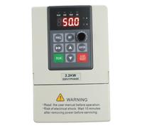 Convertidor de frecuencia variable para 2, para entrada de 2 kW, 1 fase, 220 V, salida de 3 fases, 380 V, control del motor con funciones de protección AVR IPM IGBT para bombas de ventilador