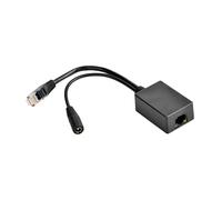 Convertidor de Grado Industrial de 48 V / 10 W Infusor de alimentación Ethernet de PVC Plug & Play Instalación Sencilla para Uso a Plazo Infusor de alimentación Ethernet de PVC