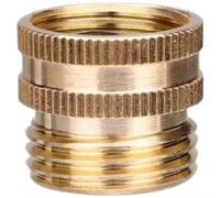Convertidor de grifo de latón de 18,5 mm hembra a macho de 20 mm, adaptador de rosca para fregadero de cocina, accesorio de conexión de manguera (A)