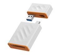 Convertidor de lector de tarjetas CFexpress tipo B 2 en 1 USB 3.2, adaptador de lector de tarjetas de memoria de 10 Gbps de alta velocidad para Windows Chrome OS Linux