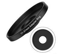 Convertidor de lente de aluminio de 37 mm a 17 mm para teléfono inteligente 20-60X con rosca de 37 mm para uso de filtros y accesorios