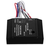 Convertidor de Línea de Coche Js22 12v Metal Negro Compacto | Instalación de Amplificador, Añade Graves Fuertes, para Radio Original y Equipos Aftermarket