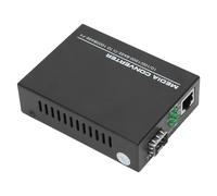 Convertidor de medios de fibra Gigabit Ethernet de alta velocidad, convertidor de fibra a cobre, negociación automática, Plug and Play, pines