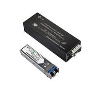 Convertidor de Medios de Fibra Micro Mini gigabit, tamaño pequeño, ultracompacto, 10/100/1000 Mbps, Ethernet IP de Cobre a Fibra óptica, convertidor con Modo único 1310 NM 20 km, módulo SFP, Entrada