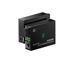 Convertidor de Medios de Fibra Óptica de 1 Par, Transceptor de Fibra Monomodo Simplex de 10/100 M, Convertidor de Fibra Única de 20 .