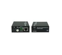 Convertidor de Medios de Fibra SFP+ 10G A RJ45, 1 Par, RJ45 A SFP+, 10/100/1000M/2,5G/10G, Transceptor, Enchufe de la UE