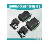 Convertidor de Medios Ópticos RS485 SX SM Transceptor de Fibra SC Comunicación RS485 de 8 Canales Datos Bidireccionales 1 Par Enchufe UE