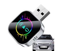 Convertidor De Pantalla Auto | Convertidor Sin Demora Rama Y Juega - Espejo Inalámbrico Teléfono Pantalla Automática,Para Viajes Largos Conducción Ciudad Navegación Streaming Música Llamadas Ayuda