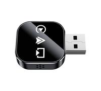 Convertidor de pantalla de coche, convertidor Plug Play sin demora, adaptador de espejo de pantalla de coche, para desplazamientos diarios, viajes de larga distancia, navegación por carretera