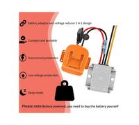 Convertidor de Paso de 18V A 12V para Adaptador de Batería de Rueda de Poder para 18V-12V 10A 120W Inversor Convertidor Buck