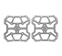 Convertidor de Pedal sin Clip para Bicicleta, Adaptador de Plataforma de Pedal para Bicicleta, Adaptador de Pedal Plano de aleación de Aluminio con Tacos Antideslizantes para b (de Color)
