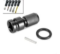 Convertidor de portabrocas de 1/2 pulgada a 1/4 pulgadas adaptador hexagonal para cambios rápidos de brocas de carga en herramientas eléctricas