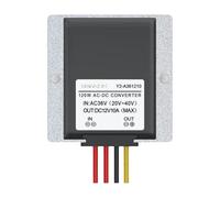 Convertidor de Potencia CA AC24V36V a DC12V Reductor Voltaje AC24V a(AC24V36V to DC12V 10A Aluminum)