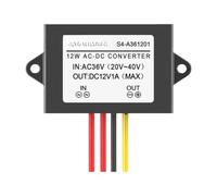 Convertidor de Potencia CA AC24V36V a DC12V Reductor Voltaje AC24V a(AC24V36V to DC12V 1A Large Plastic)