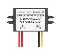 Convertidor de Potencia CA AC24V36V a DC12V Reductor Voltaje AC24V a(AC24V36V to DC12V 2A)