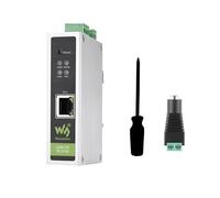 Convertidor de protocolo CAN FD, comunicación de datos bidireccional CAN FD a ETH, soporta 5 modos de conversión de datos y protocolos CAN 2.0A/2.0B, soporte de montaje en riel