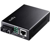 Convertidor de Red Media 1000 Mbit/s MC100GSA-20 (Negro) - CUDY