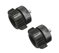 Convertidor de rosca ligero, 2 unidades, ideal para viajes, vlogging, motociclismo, montaje en bola