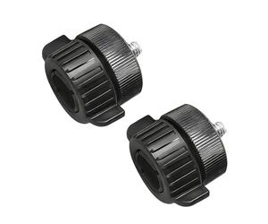 Convertidor de rosca ligero, 2 unidades, ideal para viajes, vlogging, motociclismo, montaje en bola