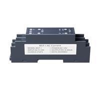 Convertidor de señal de corriente CA de 4-20 mA, 0-20 mA, 0-10 V, 0-5 V, carril DIN de 35 mm, sensor transductor de corriente de entrada CA de 0-10 A, 0-15 A y 0-20 A(DC24V,AC 0-2A,DC 0-5V)
