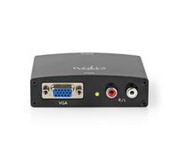 Convertidor de señal NEDIS VCON3454AT VGA a HDMI con audio integrada