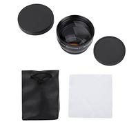 Convertidor de teleobjetivo HD de 52 mm y 2X, teleconvertidor de Alta definición para cámara, Lente de Zoom óptico con Aumento de 2X y Rosca para Filtro de 62 mm, teleobjetivo
