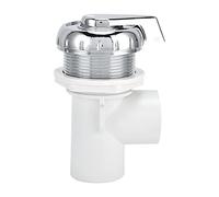 Convertidor de un solo orificio Desviador de agua de spa Boquilla de bañera de masaje ajustable para piscinas Bañeras Piscinas de hidroterapia Plástico 4.3x2.2x1.4in 144g