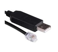 Convertidor de USB a Serie Cable de telescopio de Control Adaptador CP2102 USB RS232 a 4P4C RJ10 for Cable de PC de telescopio Meade 505(1m,Black)