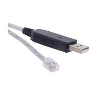 Convertidor de USB a Serie Cable de telescopio de Control Adaptador CP2102 USB RS232 a 4P4C RJ10 for Cable de PC de telescopio Meade 505(5m,Silver)