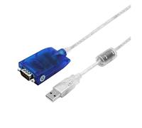 Convertidor de USB a Serie Convertidor de USB a RS-232 de 0,5 M, Cable RS232 a USB2.0, línea adaptadora DB9 Serie con Chip de Anillo magnético ESD UT-880K