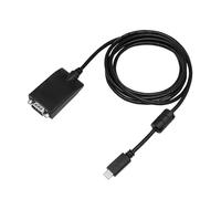 Convertidor de USB a Serie Fabricante USB 2.0 Tipo C a RS232 Convertidor USB-C Cable Macho DB9 RS-232 con Anillo magnético Protección contra sobretensiones UT-880-TC